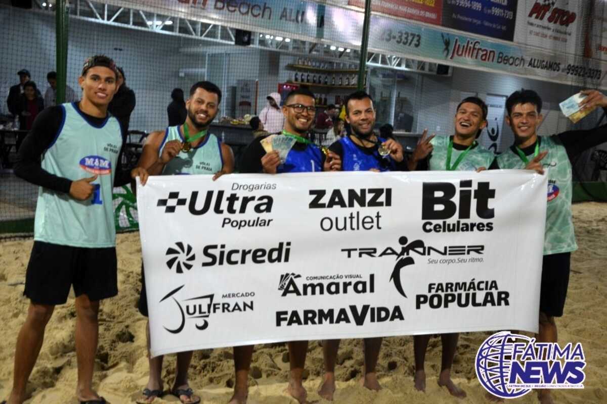 Competitividade e talento marcam o 1º campeonato de vôlei masculino no Beach Tênis Julifran