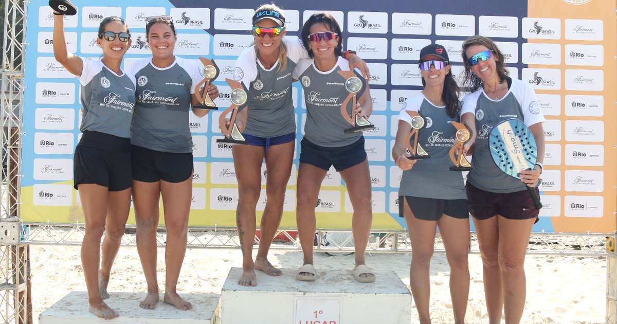 Dupla com líder do ranking confirma favoritismo e leva o título da 6ª etapa do Circuito Fairmont realizada na Praia de Copacabana