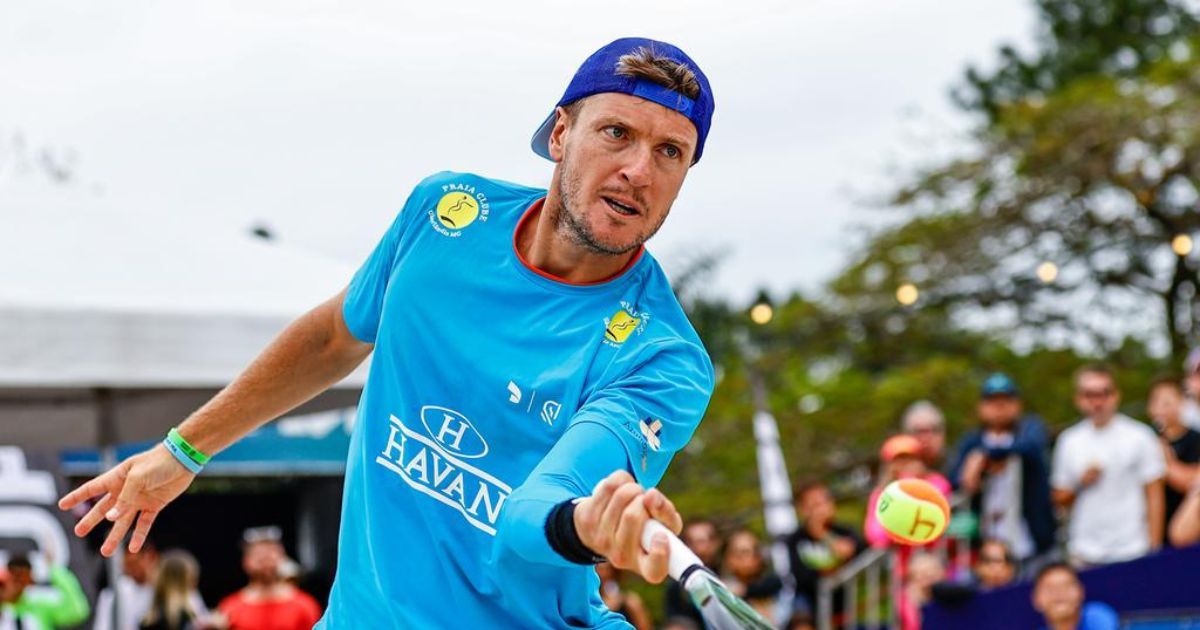 Brusquense André Baran: o novo talento do beach tennis no pan-americano!