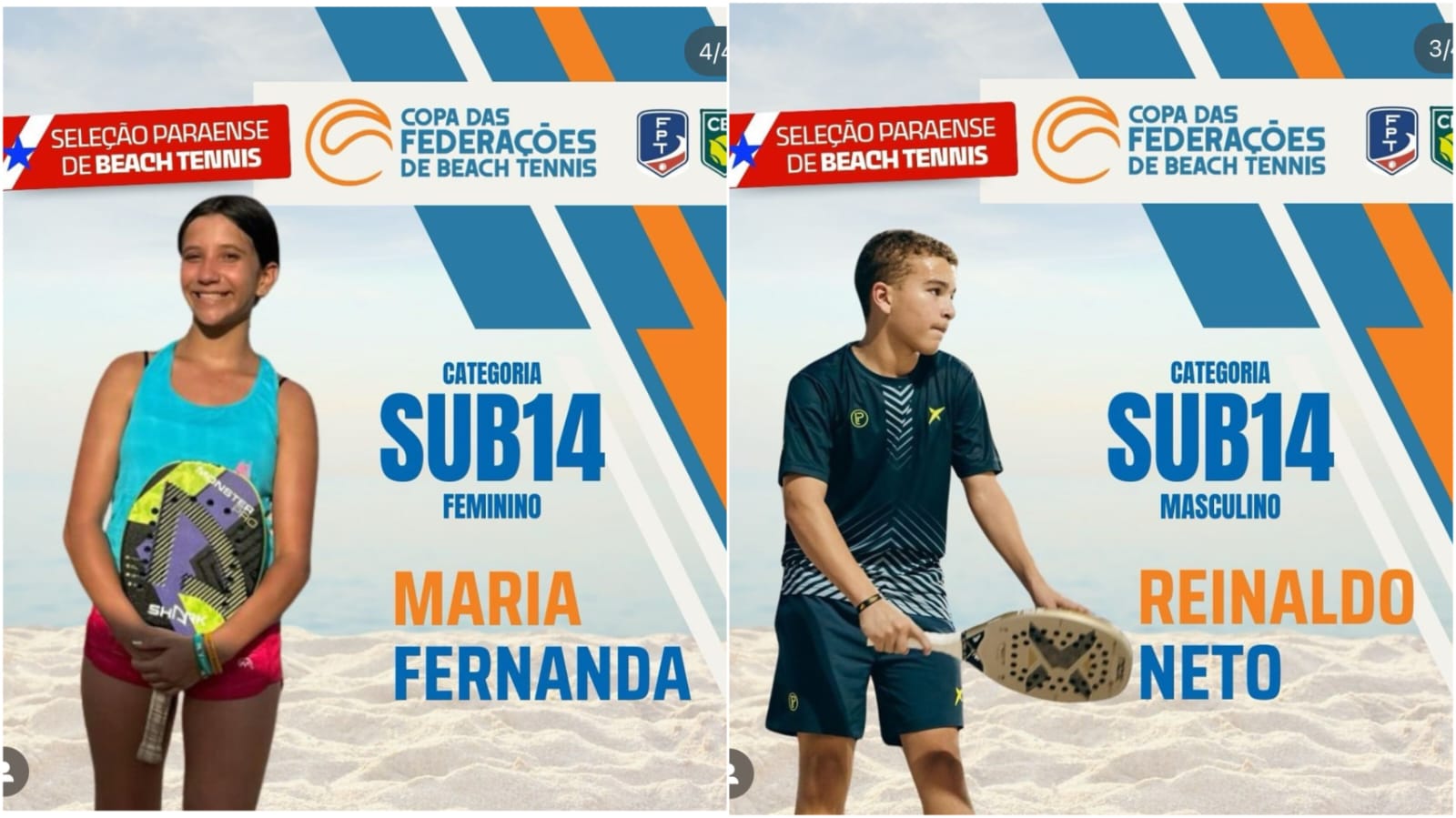 Atletas de Marabá e Parauapebas se destacam na Seleção Paraense de Beach Tennis!