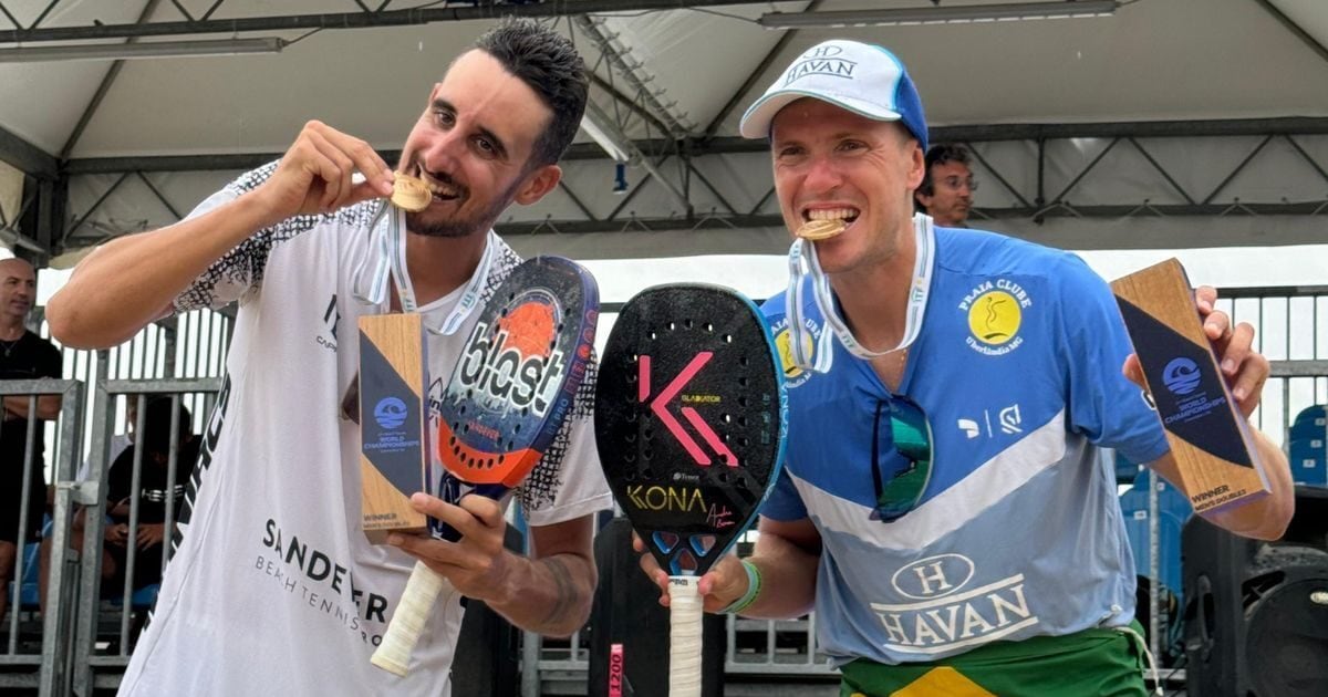 André Baran brilha e chega ao topo do beach tennis mundial!