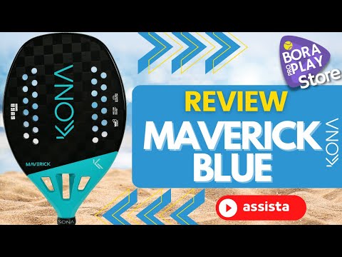 Raquete Maverick Blue da Kona 2024, destacando seu design moderno e materiais de alta qualidade.