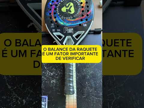 Raquete de beach tennis com foco em peso e balance, ideal para prevenir epicondilite.