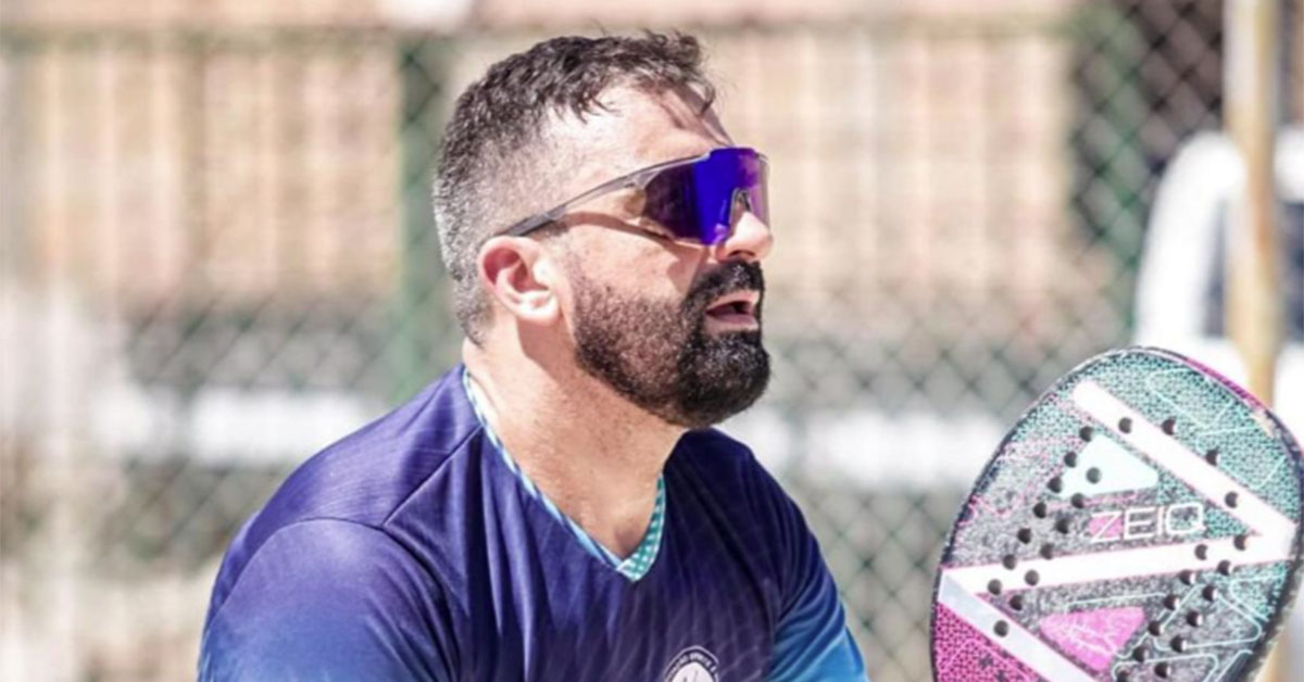 Atletas do Pará se preparando para o Campeonato Brasileiro de Beach Tennis em Vitória.