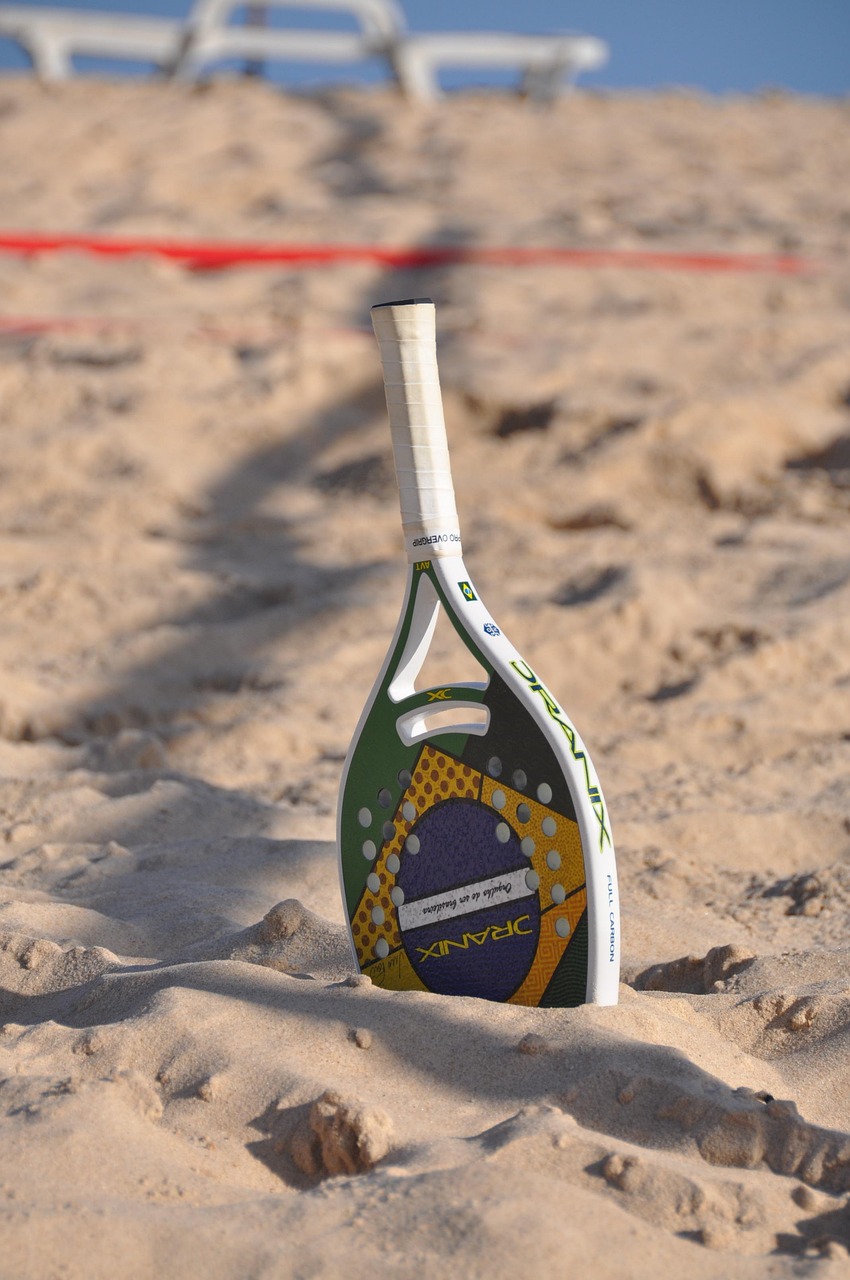 Atletas competindo na Copa Norte/Nordeste de Beach Tennis em Cabo de Santo Agostinho.